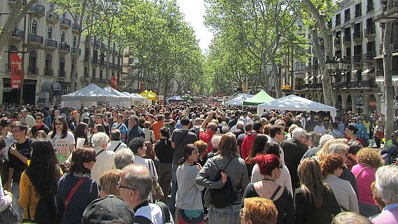 Un Sant Jordi m�s gran, per� sense les Rambles
