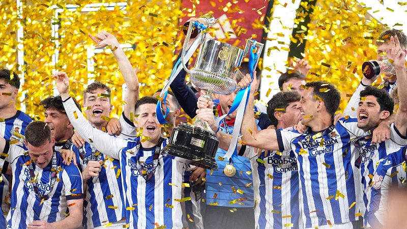 La Real Sociedad levanta su cuarta Copa del Rey - La hinchada | Escuchar