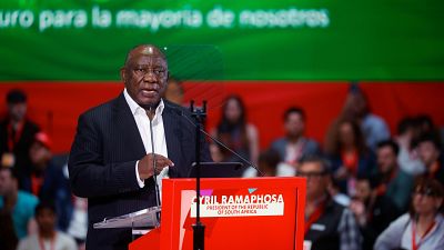 El presidente sudafricano visita España