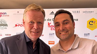 Ronald Koeman, en RNE: "El v�nculo entre la familia Koeman y la familia Cruyff siempre es muy fuerte"