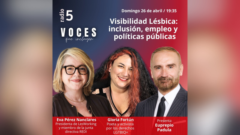 Voces que incluyen - Visibilidad Lésbica: inclusión, empleo y políticas públicas - 26/04/26 - Escuchar ahora