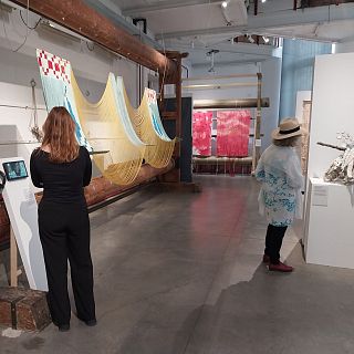 Bordados palestinos en la Real Fábrica de Tapices