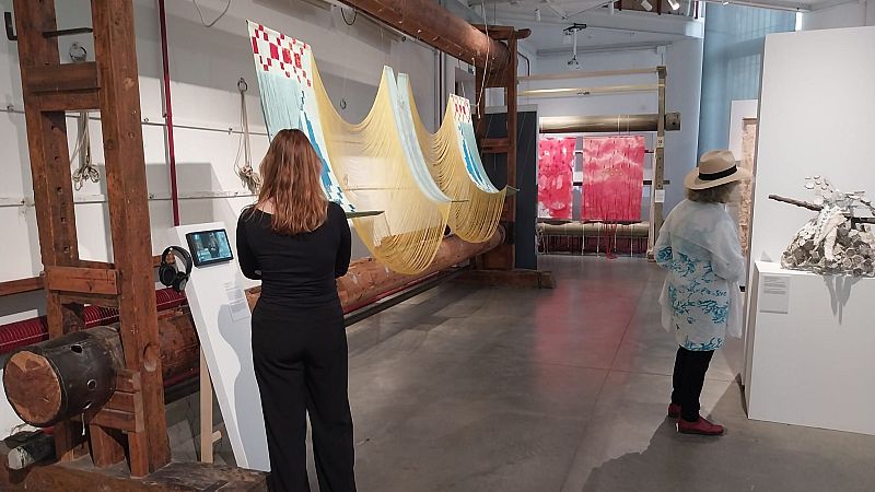 Bordados palestinos en la Real Fábrica de Tapices