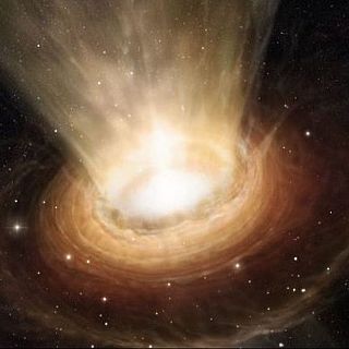 Dos modos de emisión en radio en cuásares de gran acreción