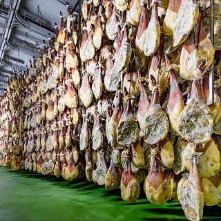 Ruta del jam�n ib�rico en la dehesa extreme�a