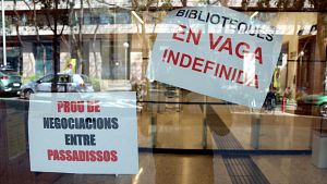 Dissabte de protesta i vaga indefinida a les biblioteques