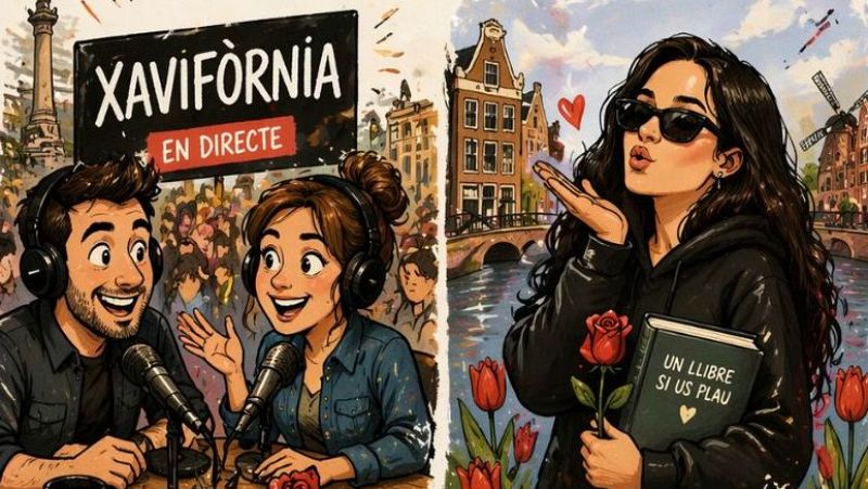 Virals Culturals: Ressaca emocional de Sant Jordi, Rosal�a ho celebra des d'Amsterdam i Amaia "toca" una cadira com a instrument de vent - Xavif�rnia | Escoltar