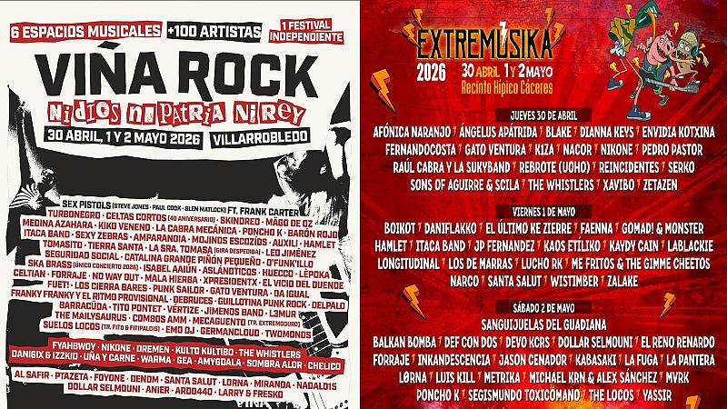 El vuelo del Fénix - Vamos con Todo, Avancarga, Viñarock y Extremúsika - 29/04/26 - El vuelo del Fénix | Escuchar