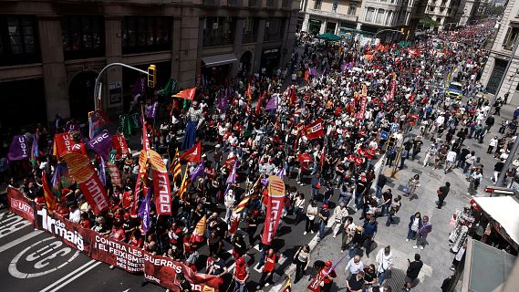 Pau, habitatge i millors sous, les reivindicacions de CCOO i UGT pel primer de maig