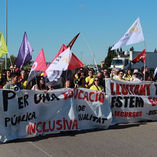 Tertúlia | Vaga de mestres i debat sobre la presència de Mossos d’Esquadra en una assemblea de docents