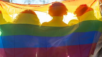 Mapa arcoiris por el D�a Internacional contra la LGTBIfobia
