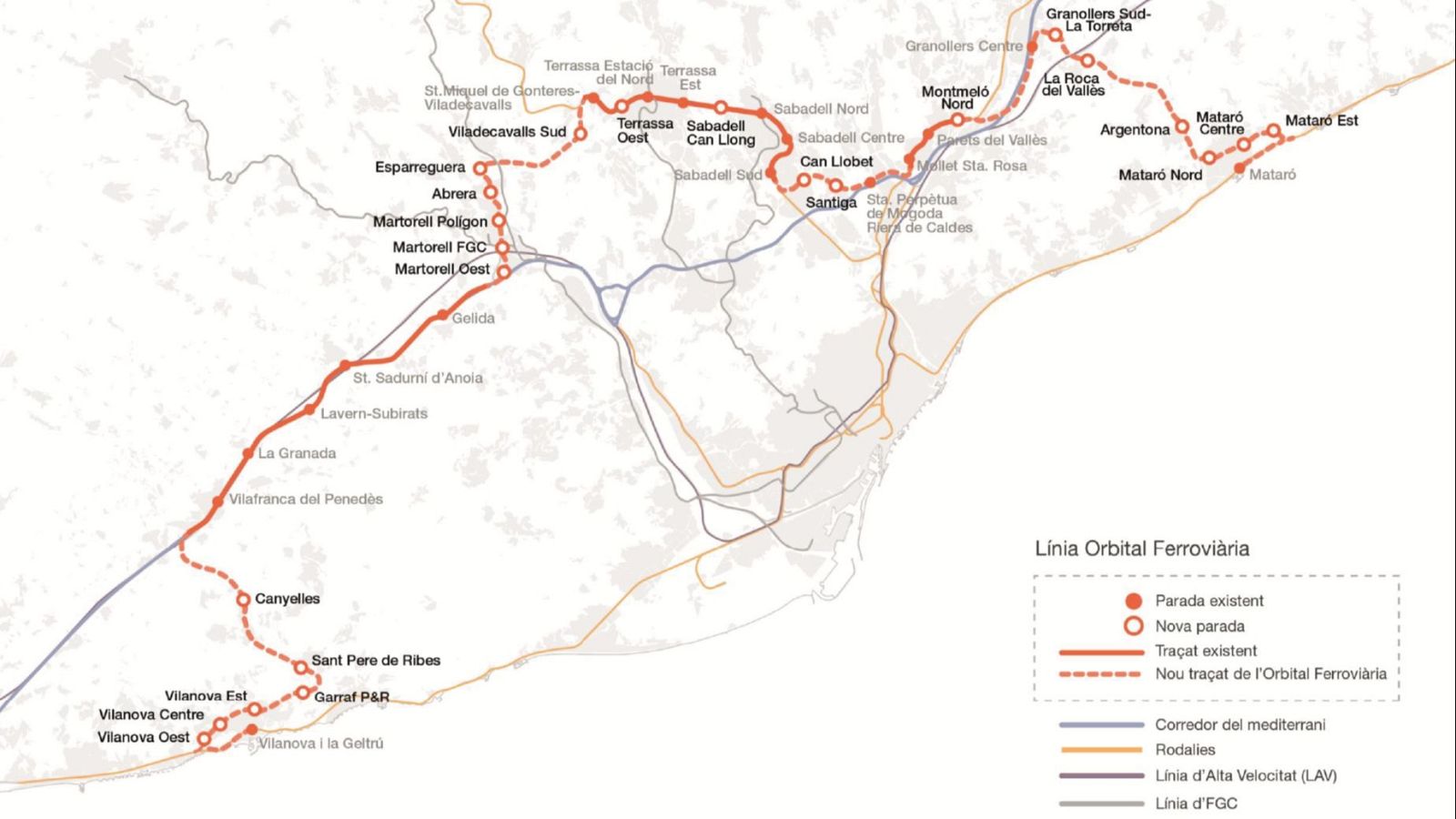 El Govern reactiva el tren orbital per descongestionar els túnels de Barcelona | Escoltar