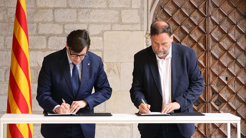El mat� de R�dio 4 -Catalunya tornar� a tenir pressupostos despr�s de tres anys: Illa i Junqueras signen l'acord - El mat� de R�dio 4 | Escoltar