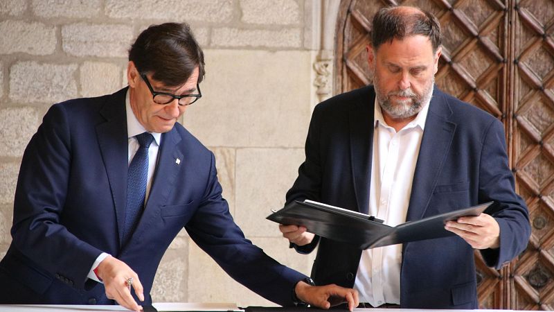 Illa i Junqueras signen l’acord que desencalla els pressupostos del 2026 | Escoltar