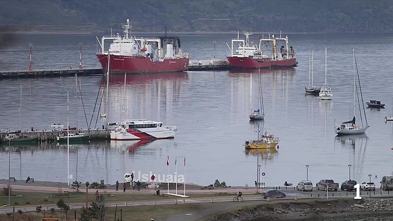 El puerto de Usuhaia más allá del hantavirus - Hora América | Escuchar