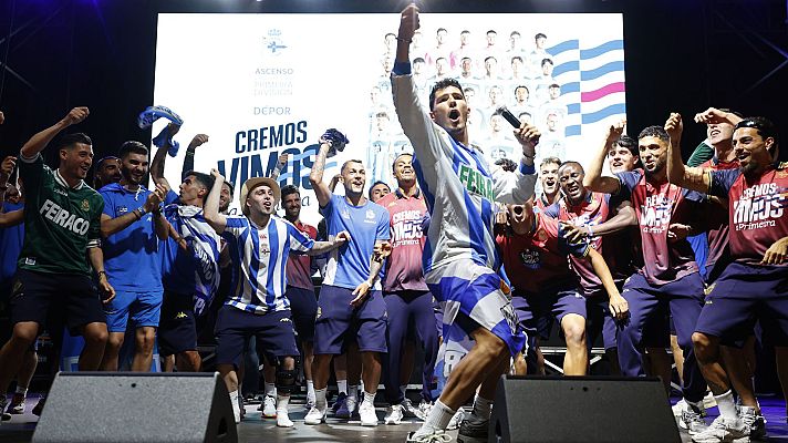 El Dépor vuelve a Primera y el Barça, campeonas de la Champions