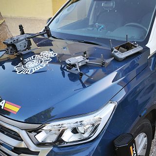 Visita de León XIV a España. La vigilancia policial con drones