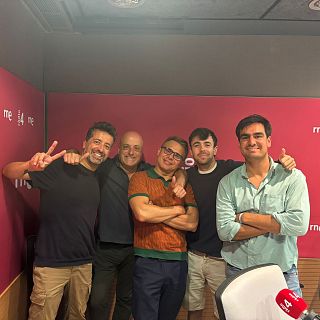 Lo Pau de Ponts, Rocco Steinhäuser i Marc Sala, presentador del Telediario