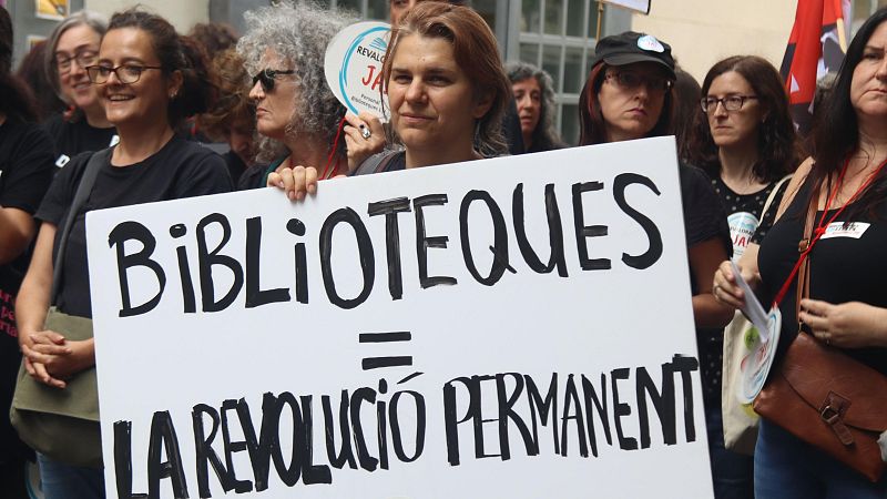 La vaga de bibliotecaris s'estén a tot Catalunya els dies previs a la selectivitat
