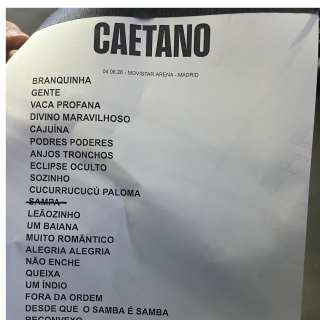 Caetano en Madrid 2026