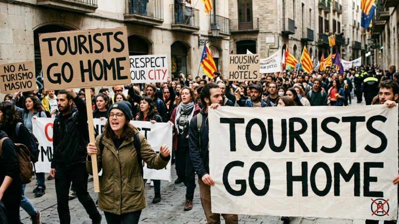 Bon dia i bona sort - Espanya i It�lia: els pa�sos amb m�s protestes anti-turisme d' Europa - Bon dia i bona sort | Escoltar