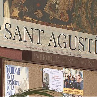 Lleó XIV a parròquia de Sant Agustí de Barcelona del Raval