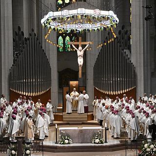 Celebració Eucarística i Benedicció per a la inauguració de la Torre de Jesucrist de la Sagrada Família