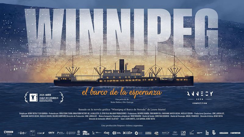 De cine - 'Winnipeg, el barco de la esperanza' en festivales de Annecy y Shanghái - 14/06/26 - Escuchar ahora
