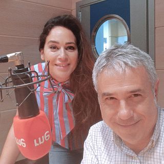Con Alicia Morales