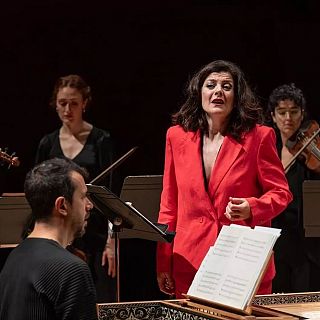 María Hinojosa y Francesco Corti en L'Auditori