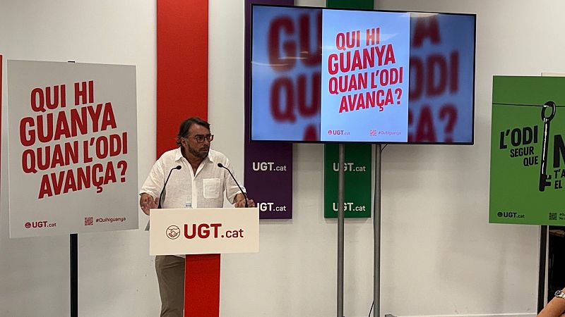 L'UGT de Catalunya alerta que l'odi de l’extrema dreta perjudica les persones treballadores