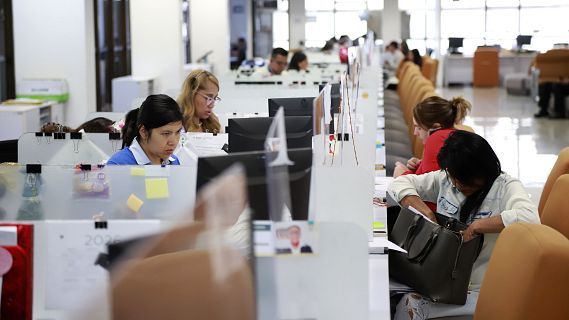 Els treballadors de la Seguretat Social fan vaga per demanar m�s personal