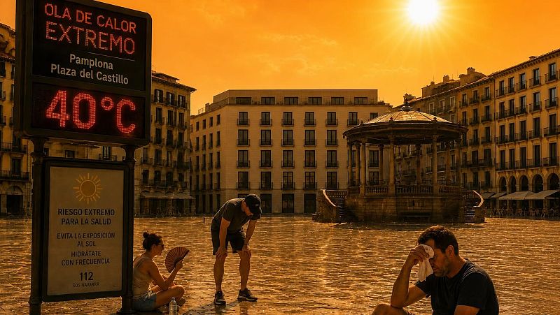 Llega la primera ola de calor de 2026 a Navarra, no el primer episodio de calor extremo del año - Navarra Informativos | Escuchar