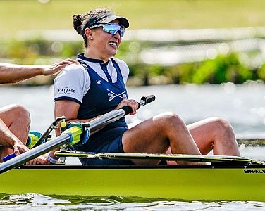 Beach sprint: la remera aragonesa Esther Briz habla de la nueva modalidad ol�mpica del remo