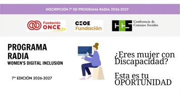 Programa Radia, una iniciativa innovadora para mejorar la inclusi�n de mujeres con discapacidad en entornos de la econom�a digital