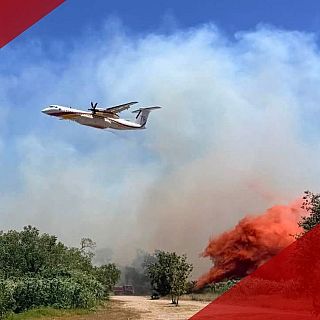 Més de 3.000 evacuats per un gran incendi a la Catalunya Nord