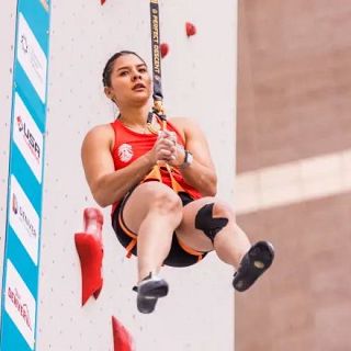 Lesli Romero, escaladora