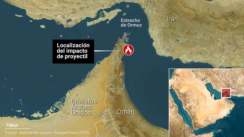 Crónica internacional -  EEUU ha llevado a cabo esta madrugada una nueva oleada de ataques contra objetivos militares iraníes en el sur del país - Escuchar ahora