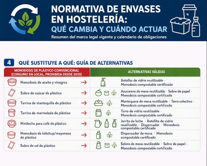 Reservado para 5 - Monodosis en hostelería - 09/07/26 - Escuchar ahora
