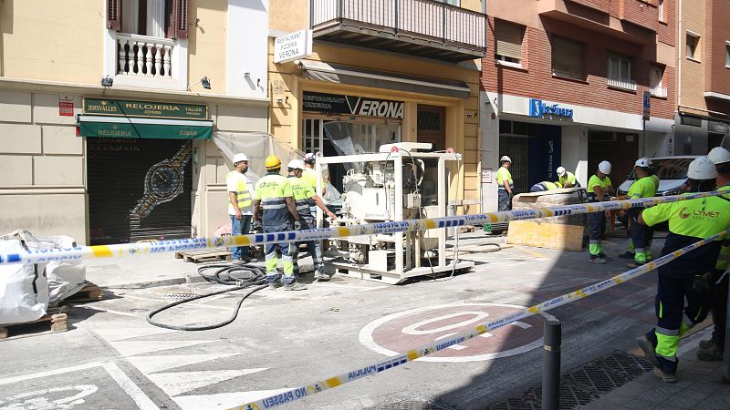 Collboni no descarta allargar el desallotjament per l'esvoranc a Sarrià | Maite Boada