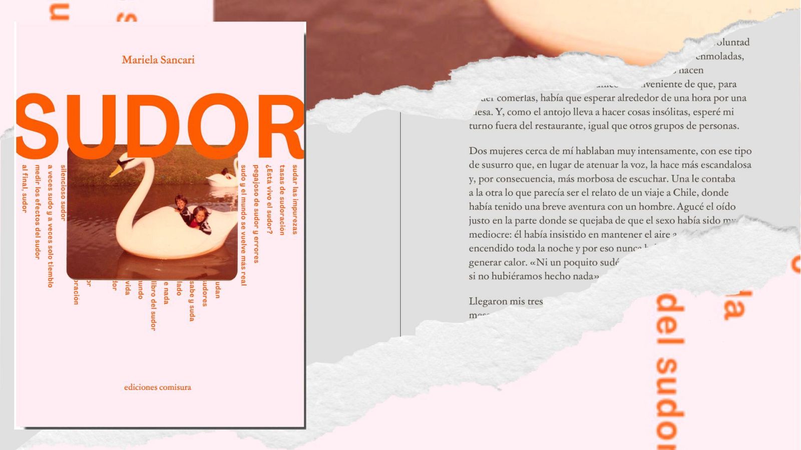 Oreja de perro - 'Sudor', de Mariela Sancari, un libro art�stico sobre la jerarqu�a de los fluidos - 18/07/26 - Escuchar ahora