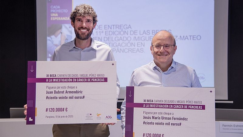 Dos navarros ganan las Becas Carmen Delgado/Miguel Pérez-Mateo | Escuchar