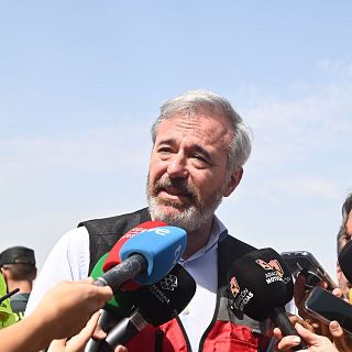 Jorge Azc�n: "Estamos preocupados, es un incendio con mucho potencial"
