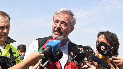 Jorge Azc�n: "Estamos preocupados, es un incendio con mucho potencial" - Mediod�a en RNE | Escuchar