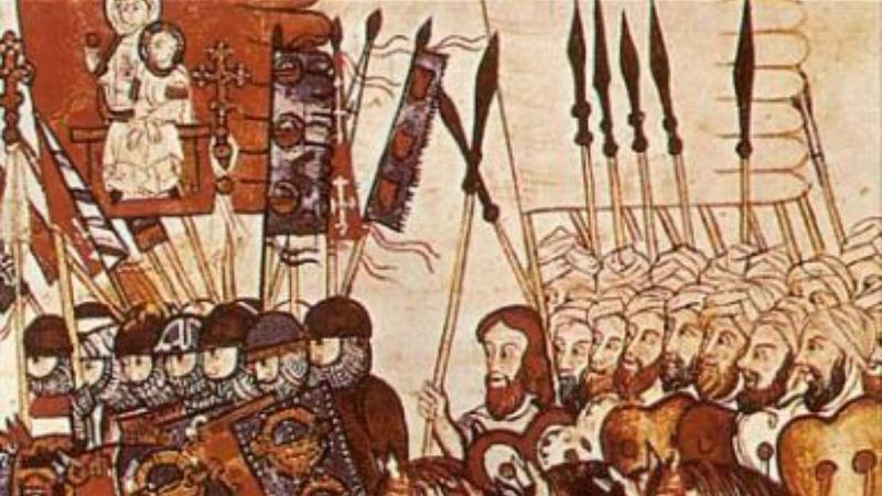 1195: Batalla de Alarcos enfrenta a Alfonso VIII Al Mansur - Crónica de España | Escuchar