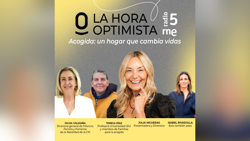 La hora optimista - ACOGIDA: Un hogar puede cambiar una vida - 19/07/26 - Escuchar ahora