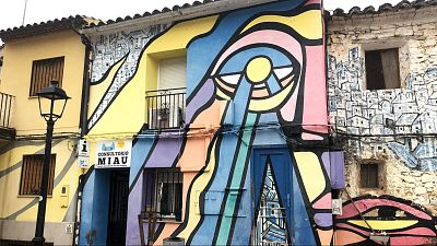 Arte callejero: Museo Inacabado de Arte Urbano en Fanzara y Nadie