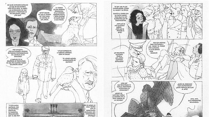 La vida de la core�grafa alemana Mary Wigman en vi�etas