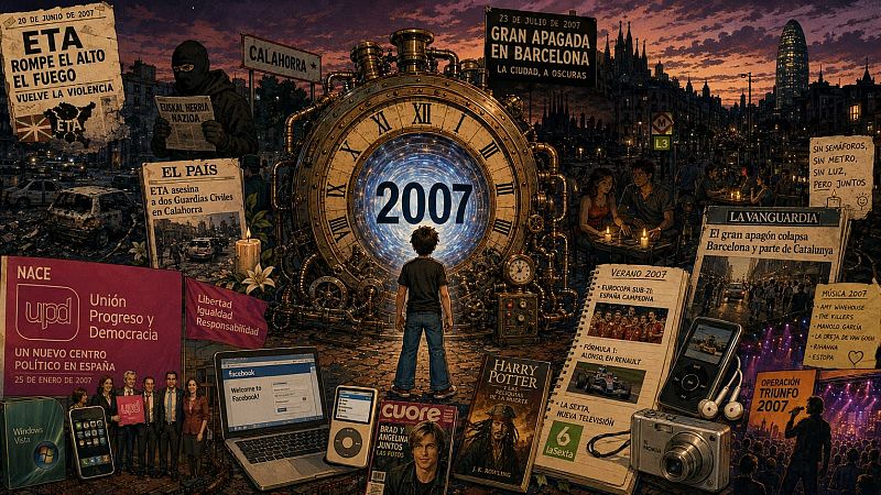 La M�quina del temps: 2007. Entre el retorn d'ETA, la gran apagada de Barcelona i el naixement d'UPyD - El mat� de R�dio 4 | Escoltar