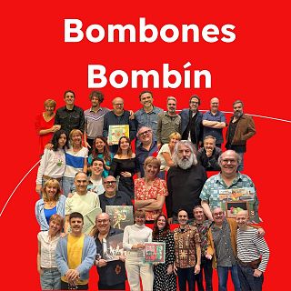 Bombones Bombín: Rodrigo Cuevas, Pedro Pastor, Ona Mafalda y Papaya.
